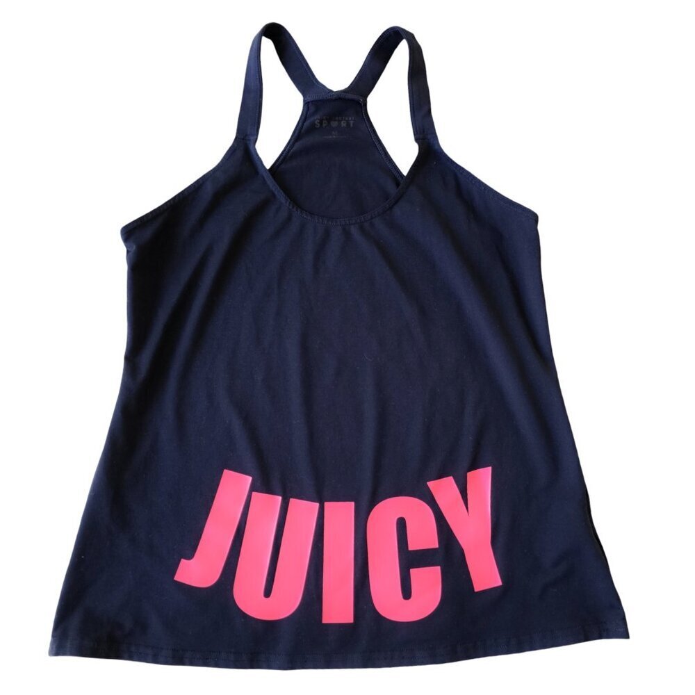 Juicy Couture Sport Active Tank Top Shirt Navy Blue Women’s Size M